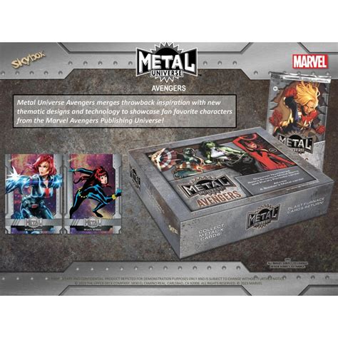 metal avengers hobby box|marvel metal universe hobby box.